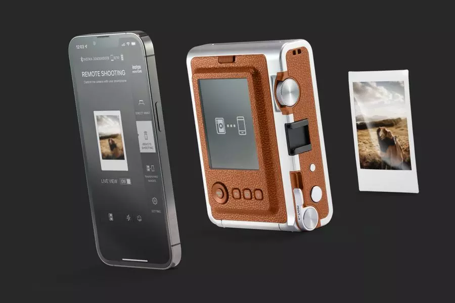 Aparat FujiFilm Instax mini EVO brązowy